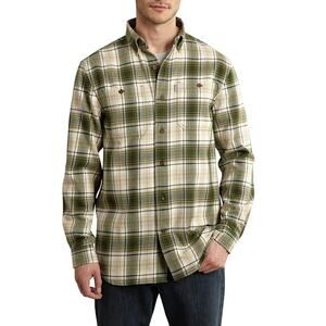 Carhartt Mens Trumbull Midweight Flannel Shirt Plaid L Gorpcore Outdoor Utility